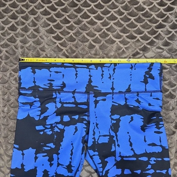 G270. ALO AirBrush Leggings in Electric Blue/Black - Size M - Picture 5 of 8